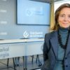 Cristina Rivero, nueva directora general de Enerclub, durante la entrevista sobre los retos del sector energético